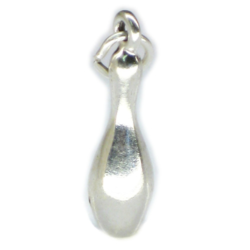 Bowling Pin sterling silver charm .925 x 1 Ten Pin Bowlers charms