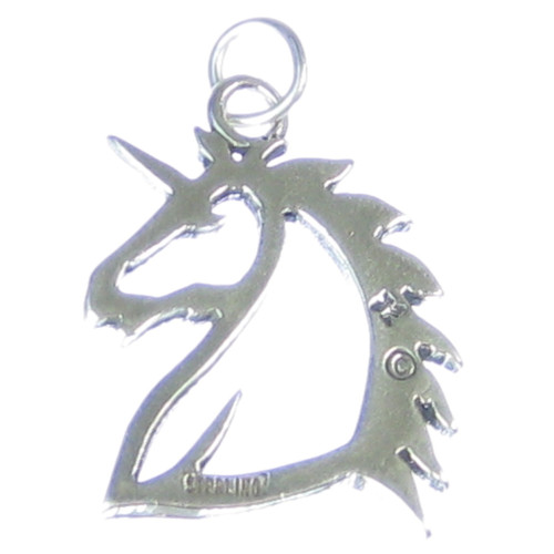 Unicorn sterling silver charm pendant .925 x 1 Unicorns charms pendants