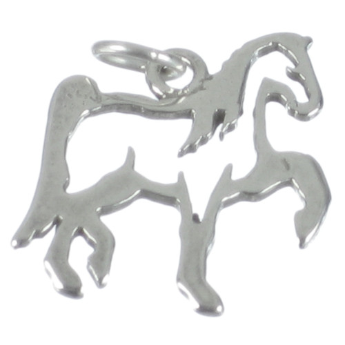 Horse sterling silver charm .925 x 1 Equine Horses charms A1