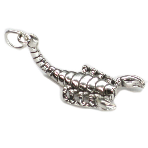 Scorpion sterling silver charm .925 x 1 Scorpions and Scorpio charms