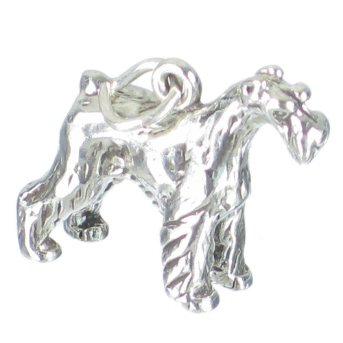 Schnauzer Dog sterling silver charm .925 x 1 Schnauzers Dogs charms