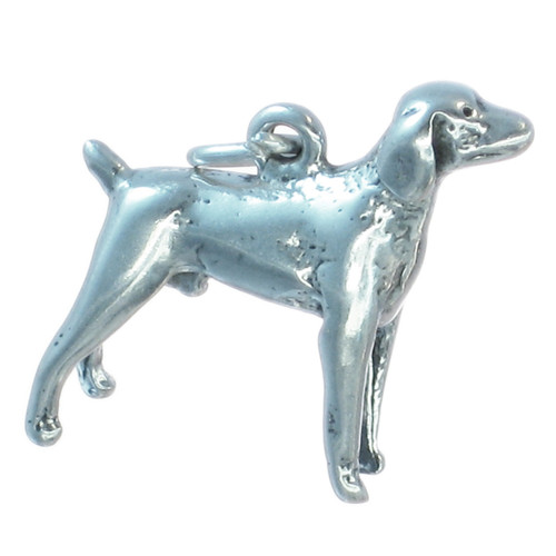 Retriever sterling silver dog charm .925 x 1 Retrievers dogs charms A1