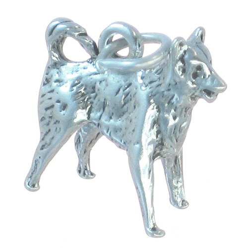 Border Collie dog sterling silver charm .925 Collies Dogs charms