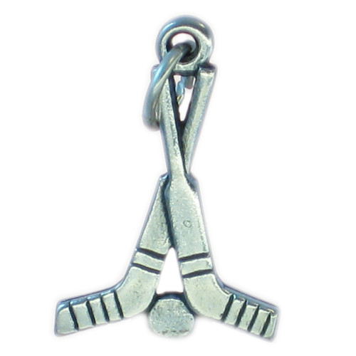 Ice Hockey sterling silver charm .925 x 1 Icehockey sport charms
