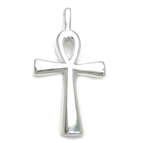 Ankh cross sterling silver pendant .925 Egyptian Ankhs Crosses