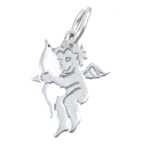 Cupid sterling silver charm .925 x 1 Love Archer Loving charms