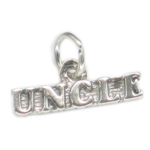Uncle sterling silver charm .925 x 1 Uncles and Family charms