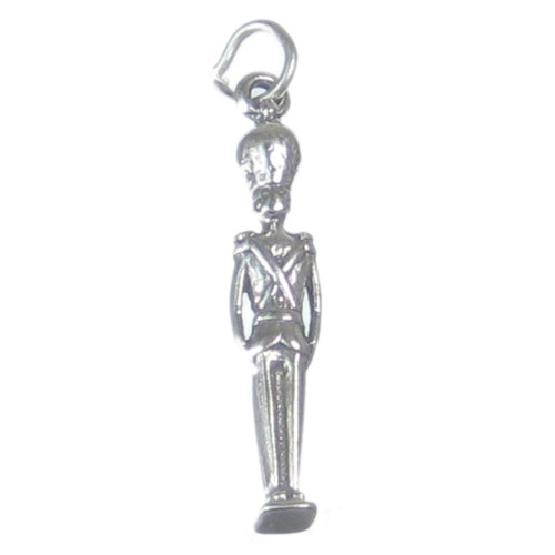Nutcracker soldier sterling silver charm .925 x 1 Nut Cracker Soldiers