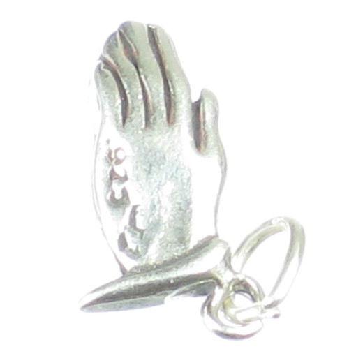 Praying Hands sterling silver charm .925 x 1 Prayer Prayers charms