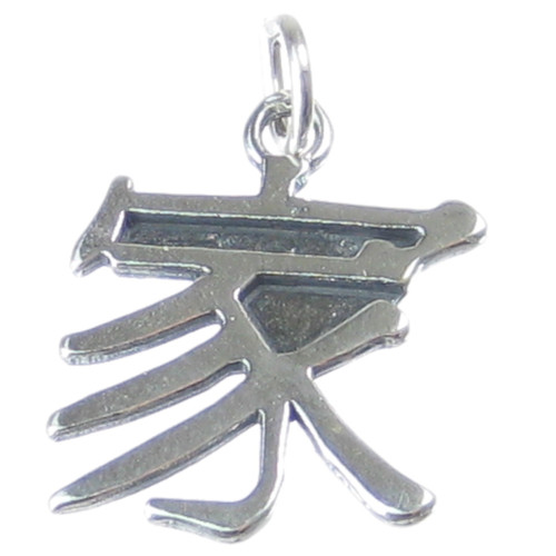 Family Chinese Character sterling silver charm .925 x1 Families charms