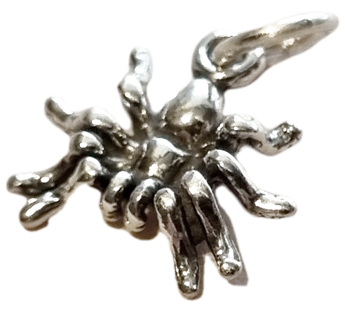 Spider Tarantula sterling silver small charm .925 x 1 Spiders charms