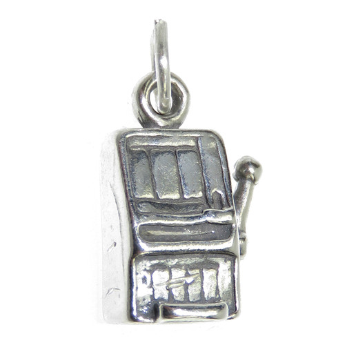 Slot Fruit Machine sterling silver charm .925 Gambling charms