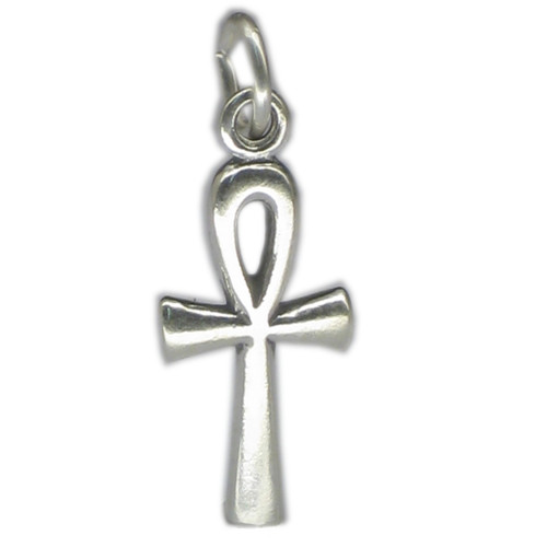 Ankh Cross sterling silver charm .925 Crosses of Life Egypt charms