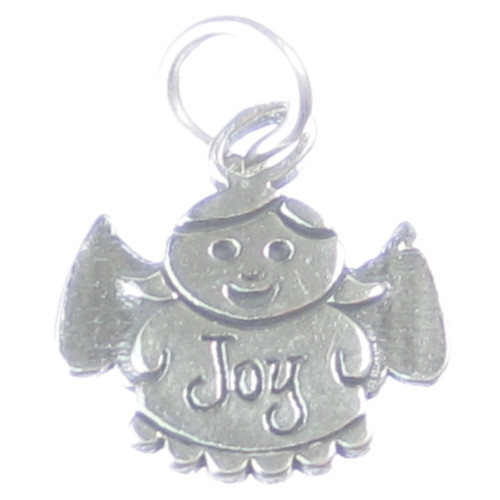 Joy Angel sterling silver charm .925 x 1 Angels protect protection charms