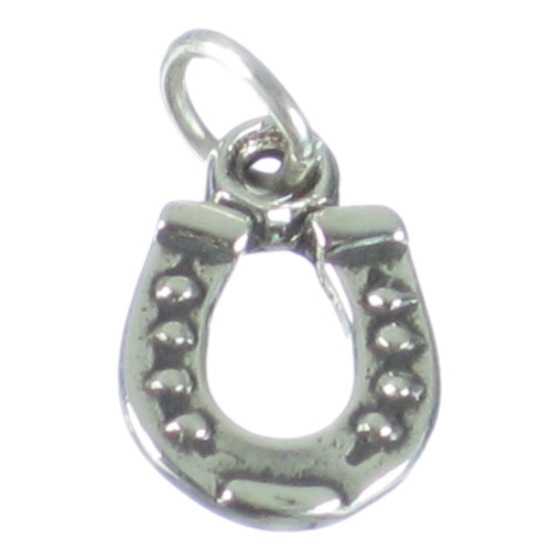 Horseshoe small sterling silver charm .925 x 1 Horse Shoe lucky charms