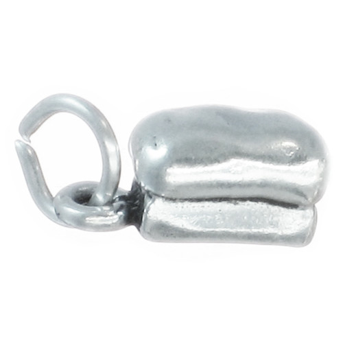Loaf of bread SMALL sterling silver charm .925 x 1 Baking Loaves charms