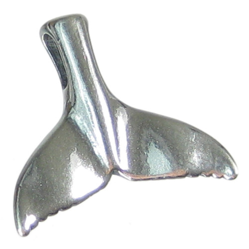 Whale Tail sterling silver pendant .925 x 1 Tale Tails Whales pendants