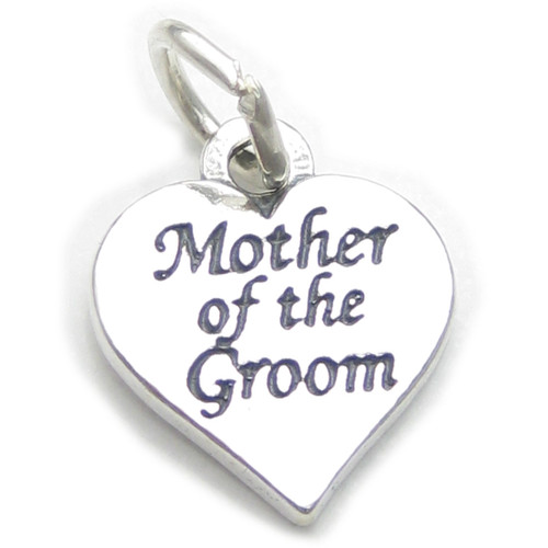 Mother of the Groom sterling silver charm .925 x1 Marriage Wedding charms