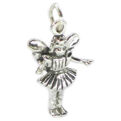 Fairy sterling silver charm .925 Fairies and Fairys charms