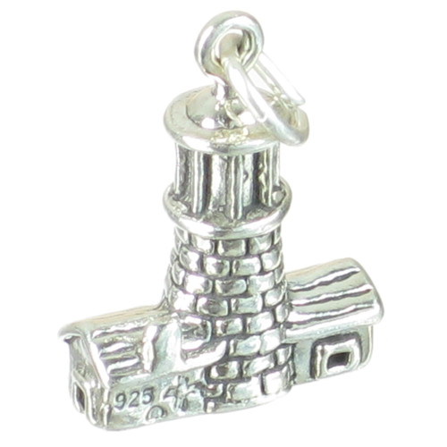 Lighthouse sterling silver charm .925 x1 Lighthouses Light House charms