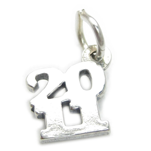 2011 year sterling silver charm .925 x 1 Years Graduation Birthday charms