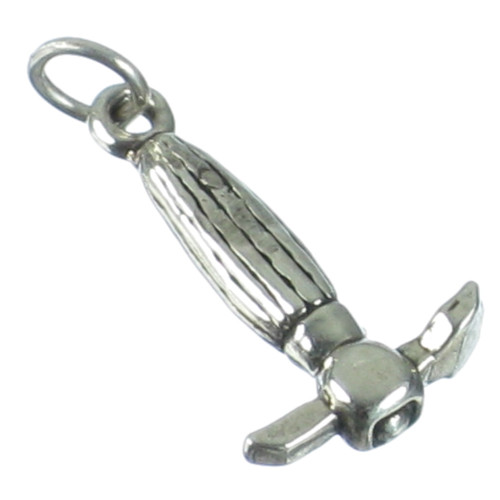 Hand Hoe sterling silver charm .925 x 1 Gardener Gardening charms