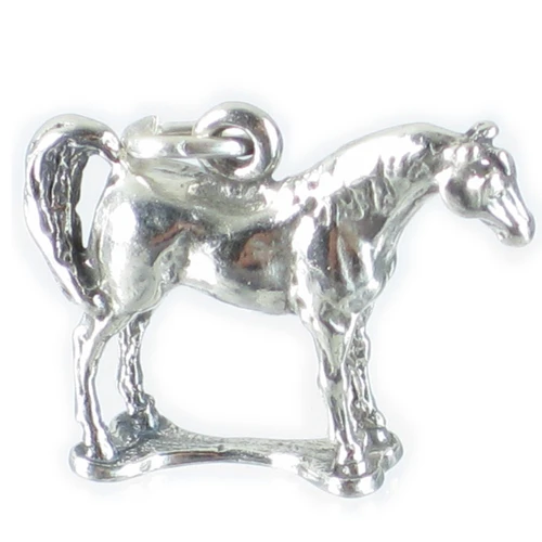 Arabian horse sterling silver charm .925 Arab Horses charms