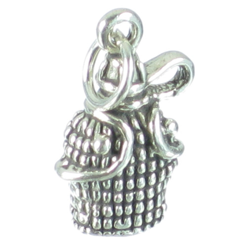 Canteen sterling silver charm .925 x 1 Water Bottle charms