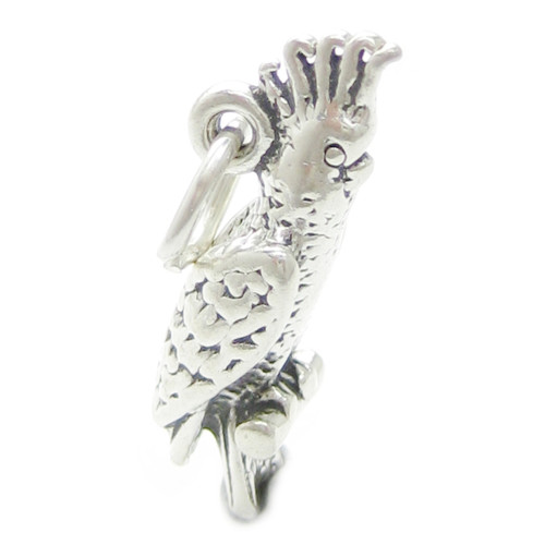 Cockatoo sterling silver charm .925 Cockatoos Bird Birds Parrot