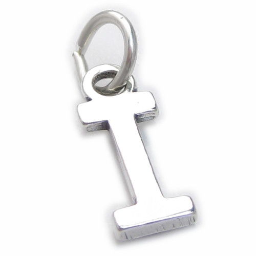 Roman Numeral Number 1 sterling silver charm .925 x 1 I Numerals charms