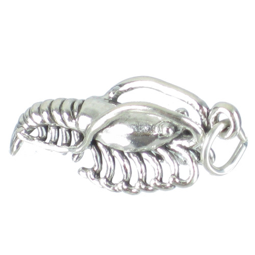 Shrimp - Prawn sterling sillver charm .925 x 1 Shrimps Prawns charms