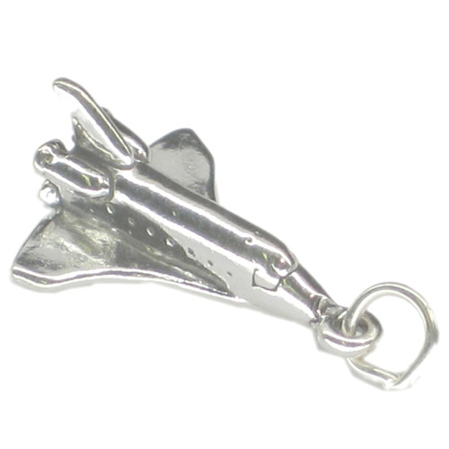 Space Shuttle sterling silver charm .925 x 1 Shuttles charms