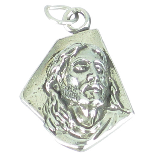 Jesus sterling silver charm .925 x 1 Lord Christ Holy charms