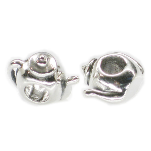 Teapot Bead sterling silver charm Teapots Beads