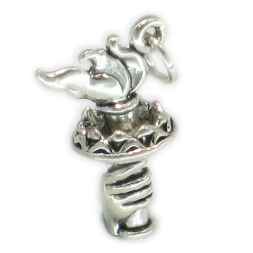 Torch sterling silver charm .925 x 1 s Torches charms
