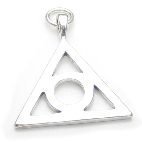 ALANON sterling silver large charm pendant .925 x 1 Alcoholics