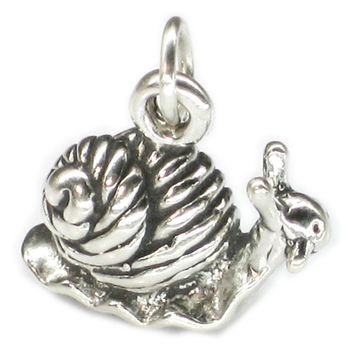 Snail sterling silver charm. Brian .925 x 1 Snails charms