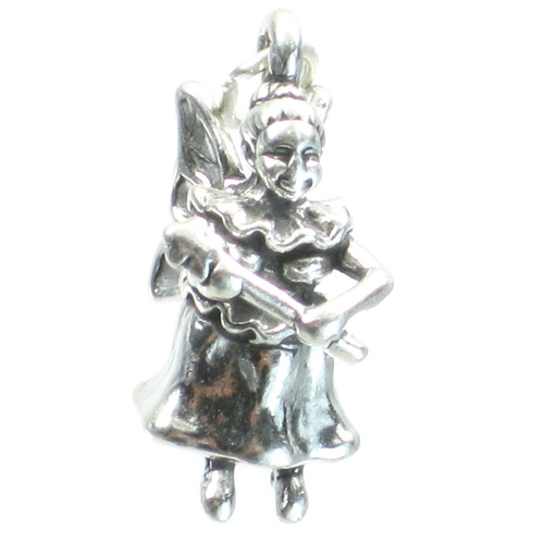 Tooth Fairy sterling silver charm .925 x 1 Toothfairy Fairies charms