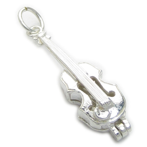 Violin opening sterling silver charm .925 Violins charms