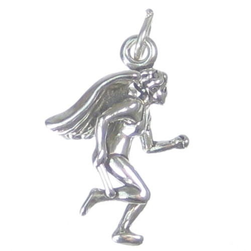 Runner Angel sterling silver charm .925 x 1 Running Angels charms