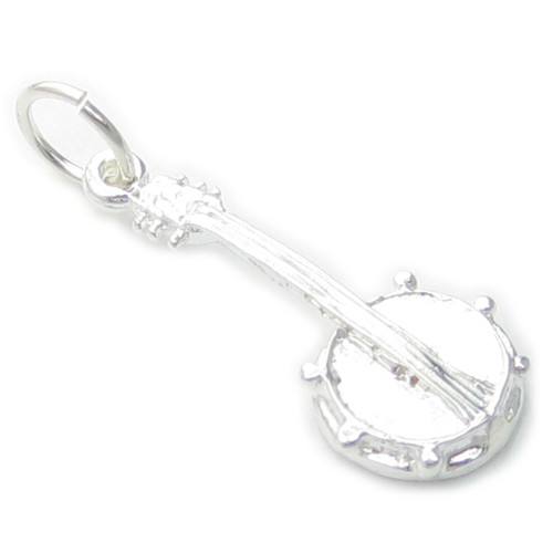 Banjo sterling silver charm .925 x 1 Banjos and Music charms