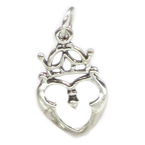 Celtic style sterling silver charm .925 Celt Celts charms A1