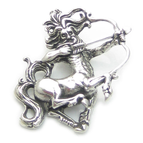Sagittarius sterling silver pendant .925 Zodiacs Pendants