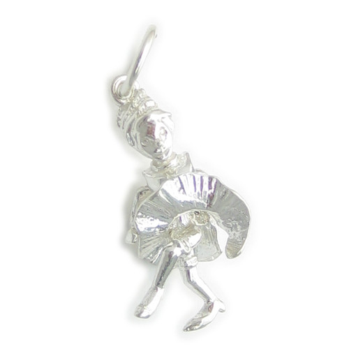 Can Can Dancer sterling silver charm .925 x 1 Dancing Girls charms