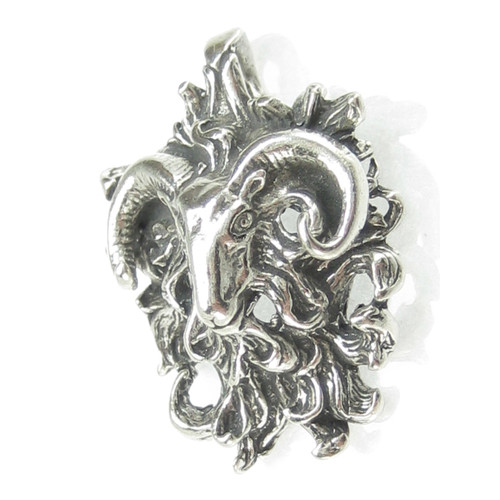 Ram sterling silver pendant .925 x 1 Aries Rams Zodiac pendants
