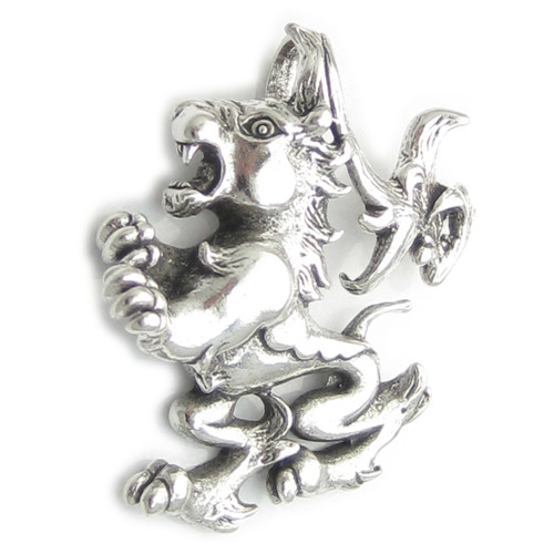 Lion sterling silver pendant .925 Leo Lions Zodiac pendants