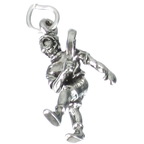 Tennis player sterling silver charm .925 x 1 Sports Players charms