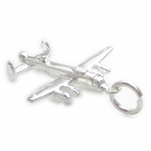 Lancaster Bomber sterling silver charm .925 Planes Lancasters Bombers