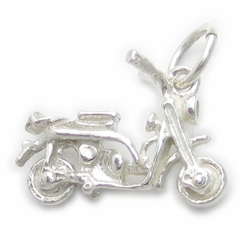 Motorbike sterling silver charm .925 x 1 Motor Bike Motorbikes charms