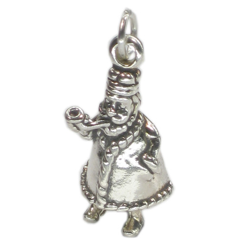 Old King Cole sterling silver charm .925 x 1 Nursery rhyme charms